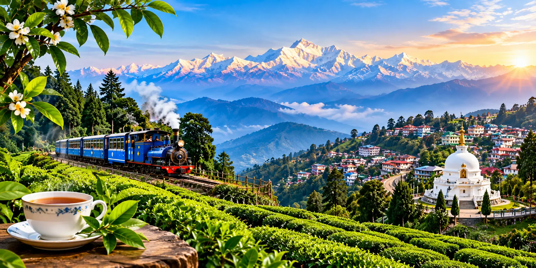 Darjeeling Tea & Toy Train